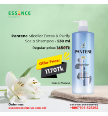 Pantene Micellar Detox & Purify Scalp Shampoo - 530 ml